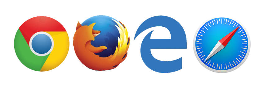 web browsers supported